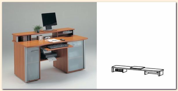 Computer  desk  and angular computer  desk 