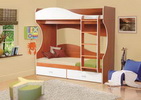 Children's two-story bed of Optima 7