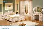 Modular system of furniture of Vasilisa. A bedroom. Manufacture of factory Furniture - Neman