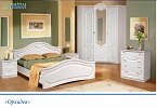 Modular system of furniture the Orchid. A bedroom. Manufacture of factory Furniture - Neman