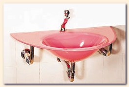 Glass bowls in bathing. An angular glass bowl from a heated glass. Glass bowls in bathing and bowls - China