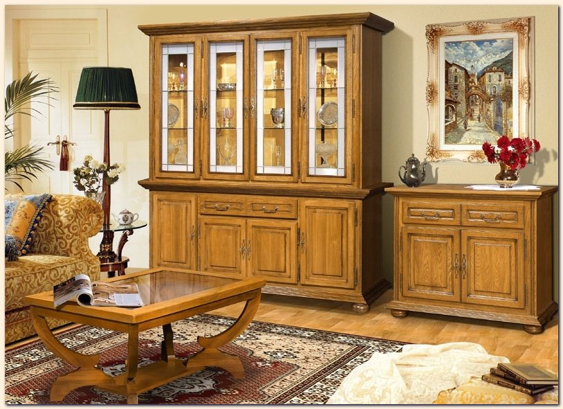 Meuble vitrine bois, excluzive meuble bois fabricant. Meubeles chene massif