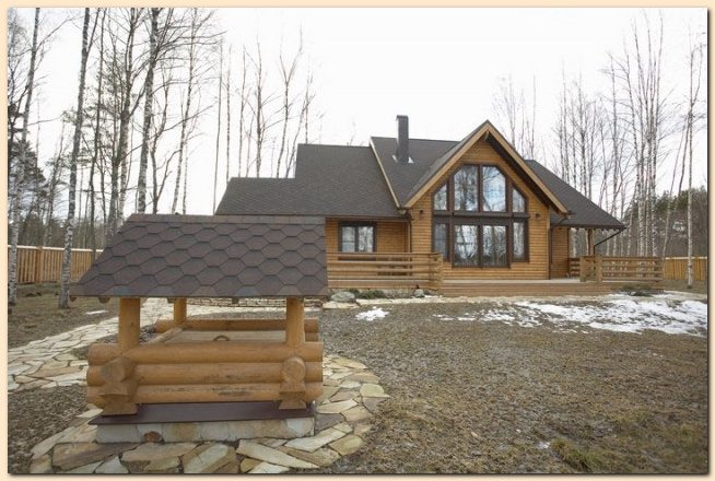 Wood frame house. Self Wooden Wooden houses. Building Timber Wooden houses. Introduction Wooden Wooden houses