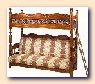 Sofa - bed. Solid wood bunk beds