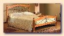 postele  z masvu borovice, devna postel